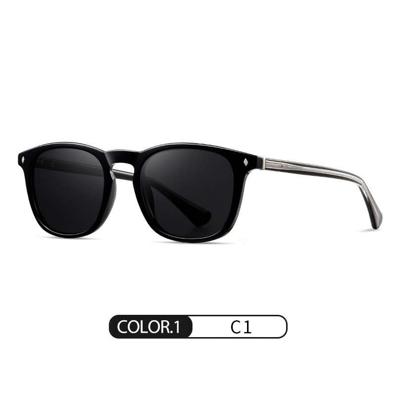 Lente polarizada de nuevo estilo de venta caliente clásica S31128 Gafas de sol de hoja de marco de comercio electrónico transfronterizo Gafas de sol de protección solar al aire libre