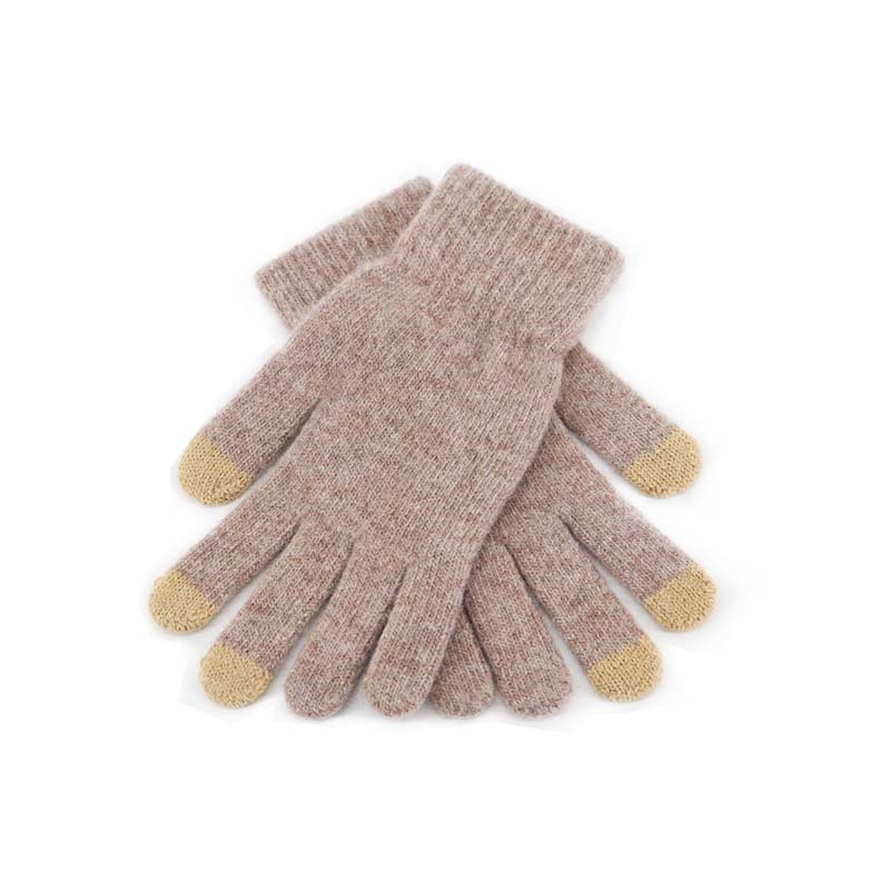 Women's wool warmth, touch screen, winter cycling, windproof cold proof, sports and fitness, knitted gloves for women_voghion.com