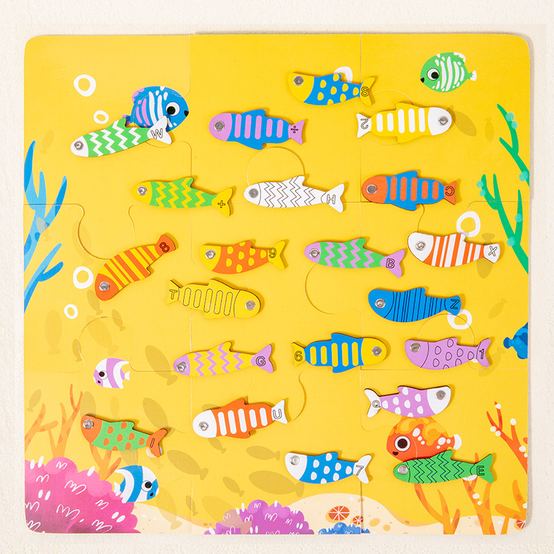 Juego de estanque de peces feliz transfronterizo, juguete de entrenamiento de pensamiento educativo para niños de estanque de peces, juguete de batalla competitivo interactivo entre padres e hijos