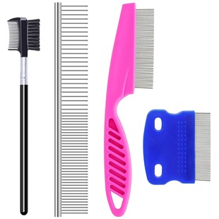 ♔ Pet Flea Comb, Fine-Toothed Needle Comb, Dog Flea Removal Comb Set, Cat Cleaning and Grooming Tools and Supplies Manufacturer