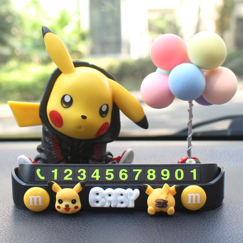 Pikachu de una sola palabra-negro + suéter negro + Polo