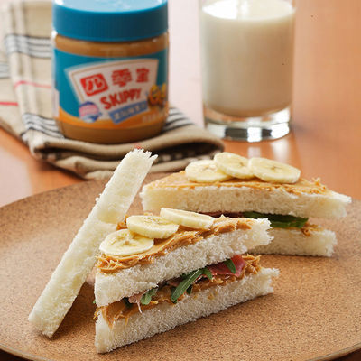 Peanut butter Skippy 510 gram 340 grain Smooth breakfast Noodles Hot Pot Shandong One piece On behalf of goods in stock