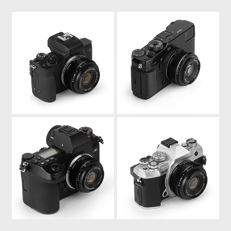 Объектив 50 мм, совместимый с Nikon, Sony, Canon, оптика