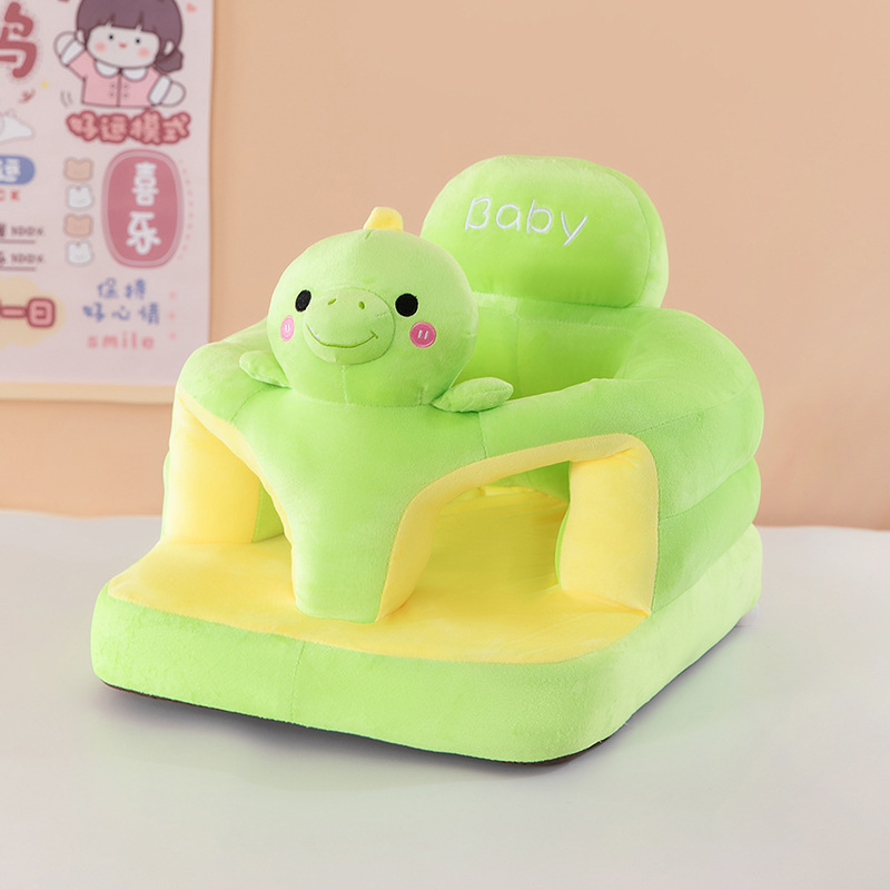 Asiento de bebé anti-caída juguetes de peluche anti-rollback dibujos animados bebé aprendiendo a sentarse en un pequeño sofá al por mayor artefactos mágicos para niños