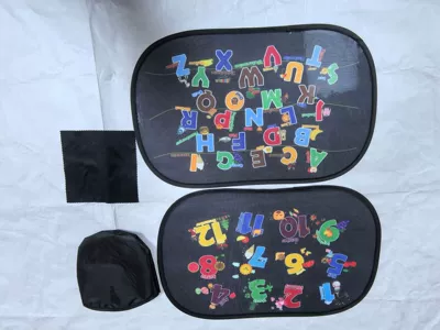 Window Thick Sunshades | Sun shade - 4930-apple-a-snowman-1