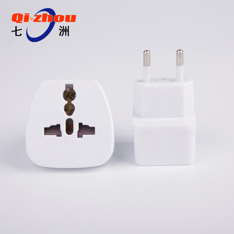 巴西脚-多用孔转换器 巴西电源转换插头 双脚三孔转换插头