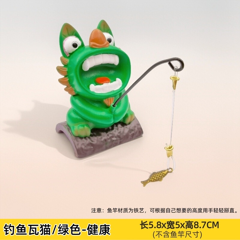 爆款招财云南瓦猫瓦当猫桌面摆件丽江大理旅游纪念品伴手礼物批发|undefined