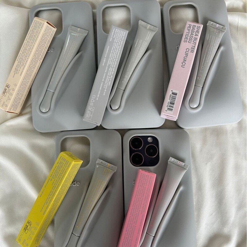 Normal Rhode Set of Hailey Lip Glaze Suitable for iphone15promax Phone Case Apple 16 14pro