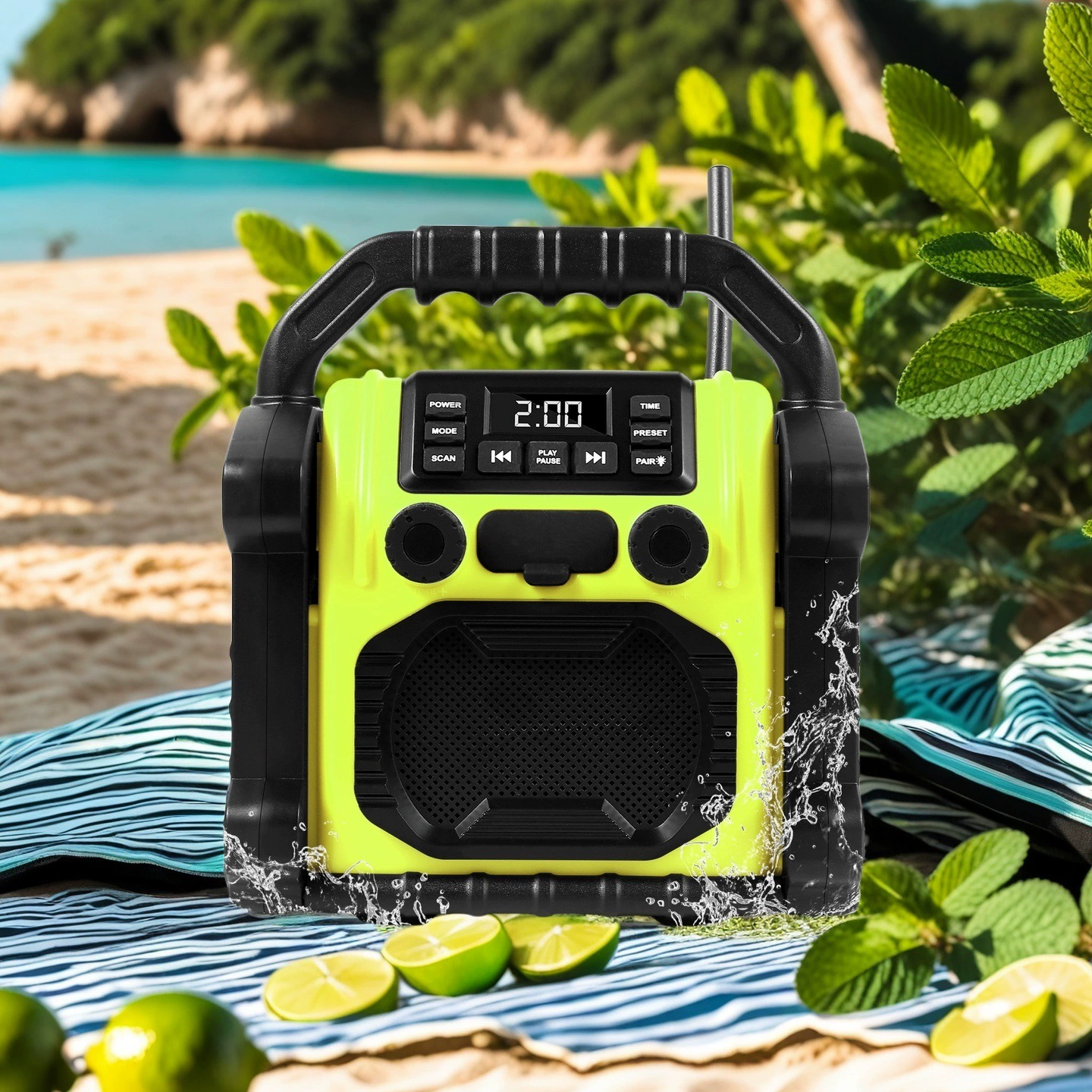 Новый аккумулятор емкостью 8000 мАч 3,7 В может использоваться как внешний аккумулятор и имеет фонарик с классом защиты IP55.