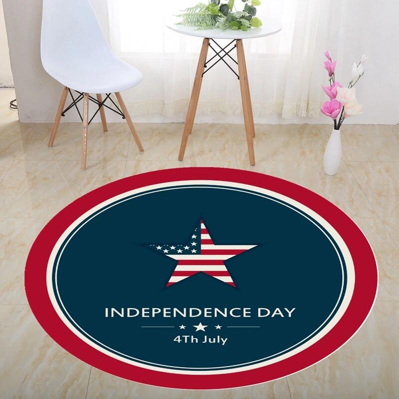 Trampa de payaso alfombra redonda transfronteriza 3D estéreo blanco y negro geométrico ilusión visual alfombra sala de estar dormitorio mesa de café estera