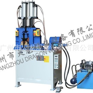 Angle iron flange butt welding machine, mainly used in ventilation pipe flange, welding high strength efficiency block