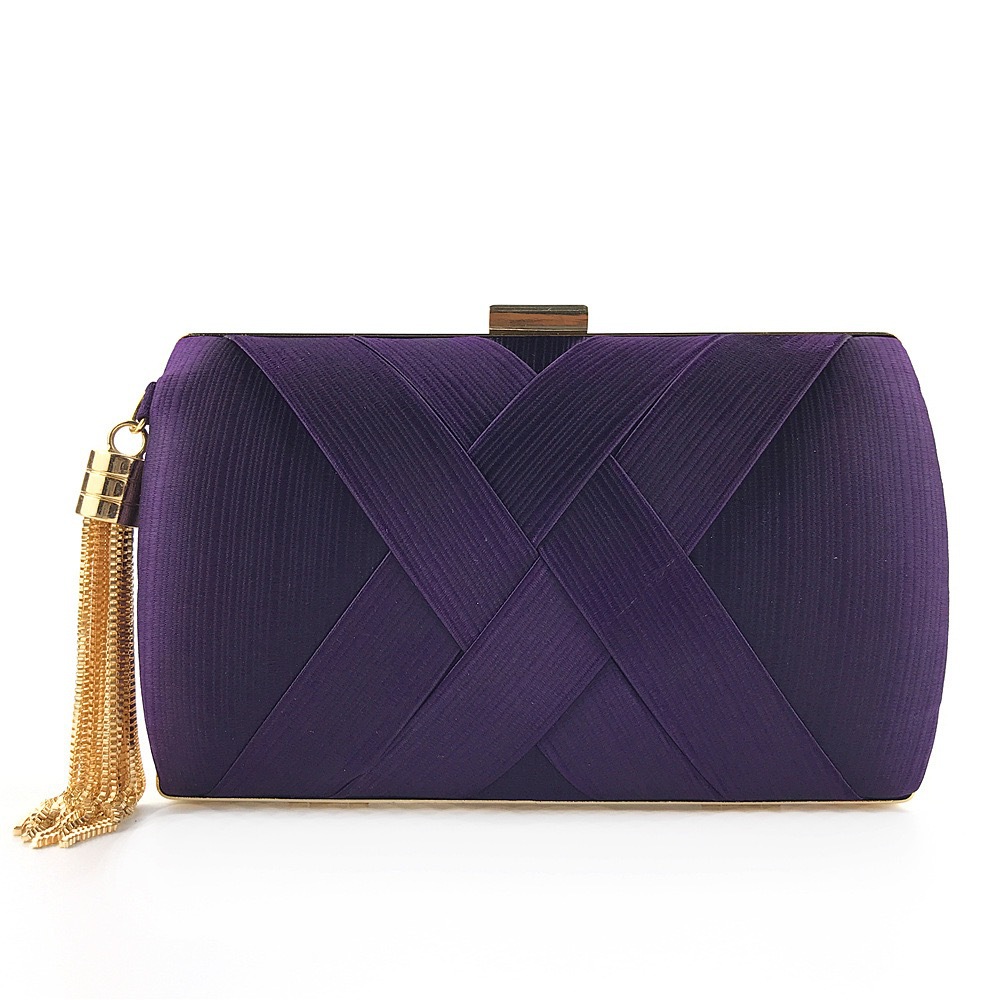 2025 New Cross-Border Pleated Clutch Evening Bag For Women, Elegant Party Bag For Wedding And Formal Gowns - Thumbnail 6