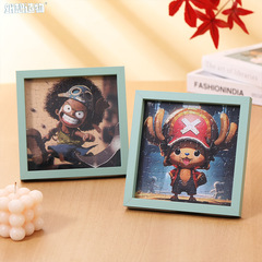 融夢文化拼圖海賊王49片自帶相框拼圖DIY解壓辦公室桌面拼圖批發