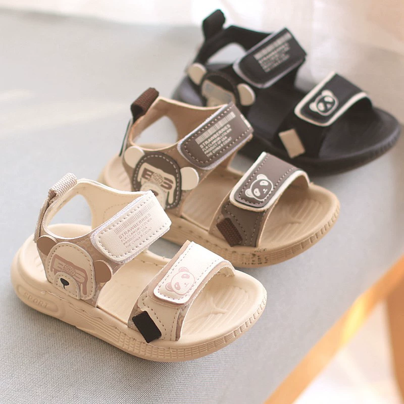 Летняя новая детская сандалия детская пляжная обувь мягкая подошва спортивная обувь для мальчиков детская обувь детская обувь с открытым носком сандалии