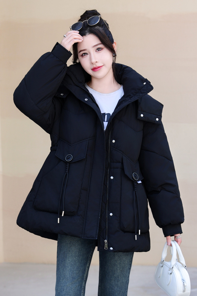Algodón para mujeres 2024 nueva chaqueta de algodón de moda de invierno ropa de algodón larga y gruesa chaqueta de algodón para mujeres image 8