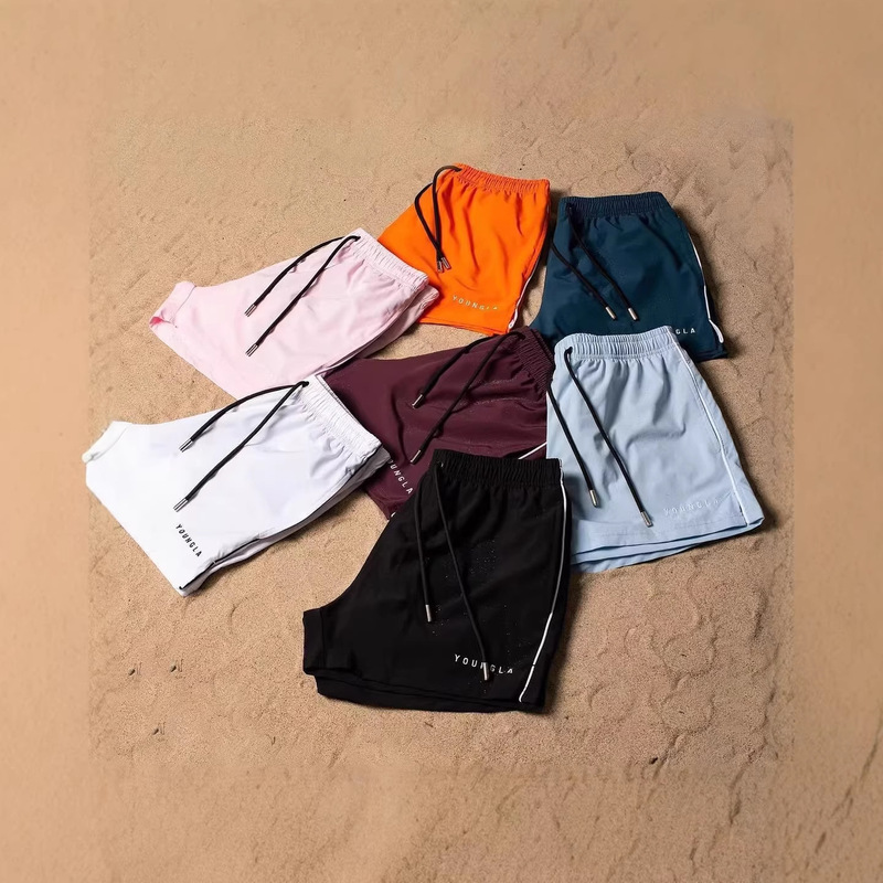 Youngla Men's Shorts Summer New Style Gym Sports Fitness Running Training Quick-Drying Breathable Shorts