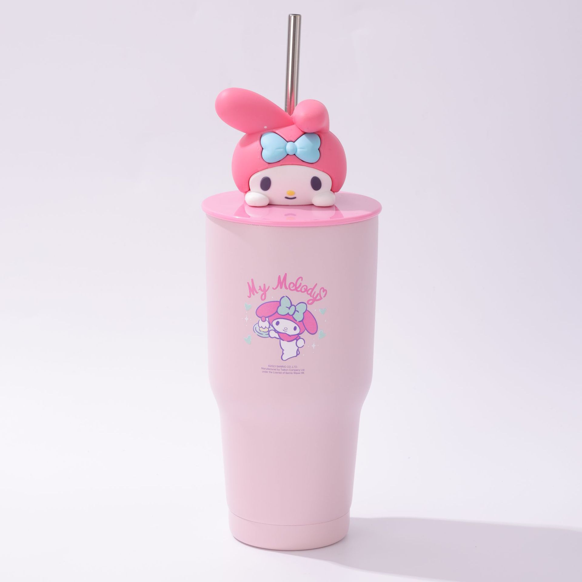 Nueva taza de vacío de acero inoxidable ktcat imagen de dibujos animados Stitzi KTcat 30oz taza de coche de vacío de acero inoxidable