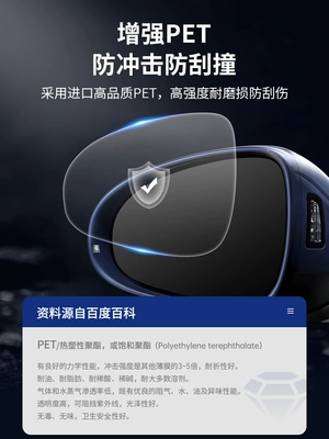 Suitable for BYD Seal, Rearview mirror rainproof sticker