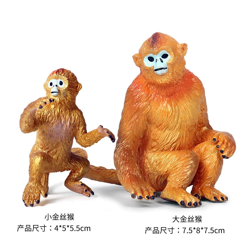 Animal model, solid toy, set, lion, tiger, elephant, panda, giraffe, hippo
