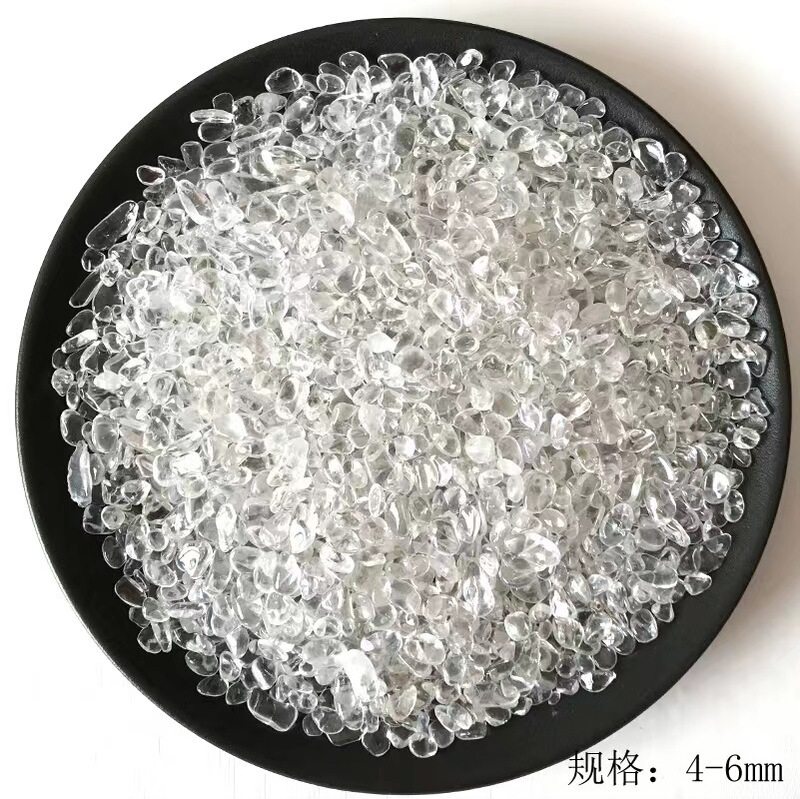 Natural bulk white crystal gravel white crystal degaussing stone crystal pillow flower pot fish tank decorative stone small particles Natural bulk white crystal gravel white crystal degaussing stone crystal pillow flower pot fish tank decorative stone small particles