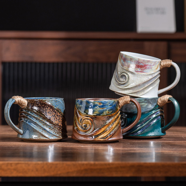 Special-shaped mug creative ceramic cup cross-border supply…