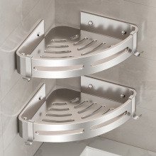 墙角架子洗手间卫生间洗漱台收纳架三角平隆免打孔厕所置物架浴室