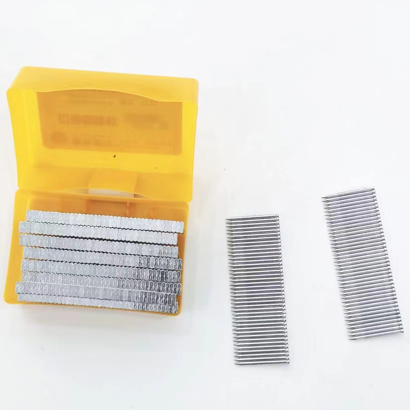 Fila de acero de uñas Pistola neumática de uñas cemento de uñas de acero ST25 32 38 45 50 aire fila de uñas de acero decoración de uñas