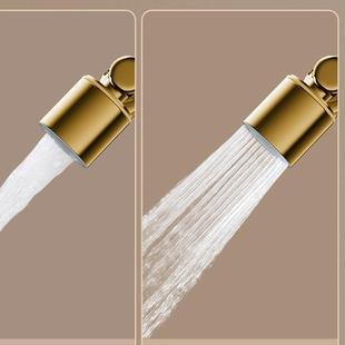 Golden mechanical arm universal faucet extender splash-proof rotary bubbler Vientiane wash basin spout new