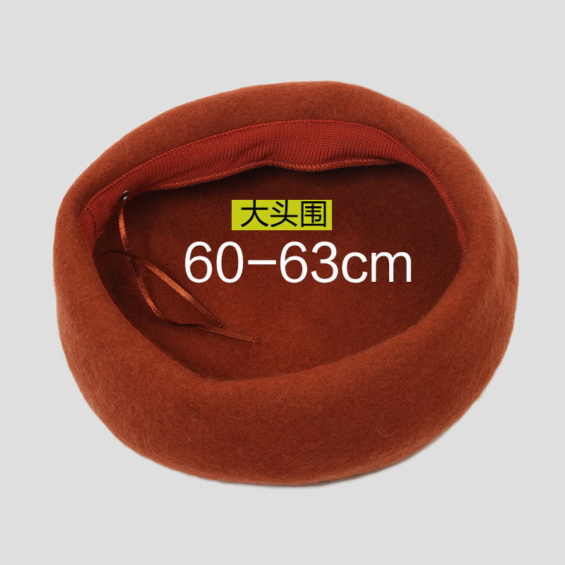 加厚超大贝雷帽抽绳蘑菇帽8