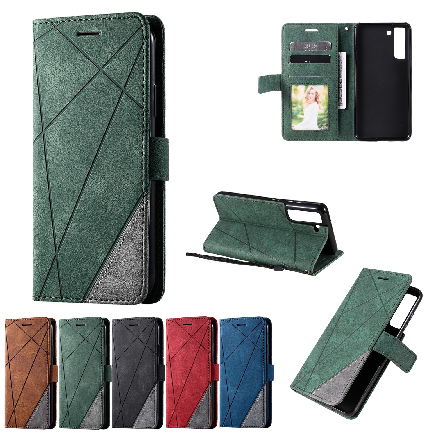 For Sony 10 IV skin feel stitching mobile phone leather case Xperia 10 VI 2024 prismatic flip plug