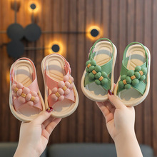 女童凉鞋儿童夏新款公主女宝中大童罗马小女孩软底运动凉鞋