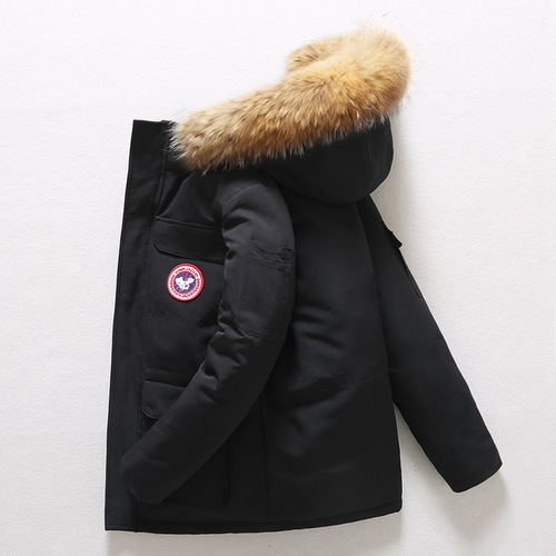 Cross-border men's down jacket, men's workwear, thickened, trendy for young people, casual winter unisex couple’s warm coat, fashionable.