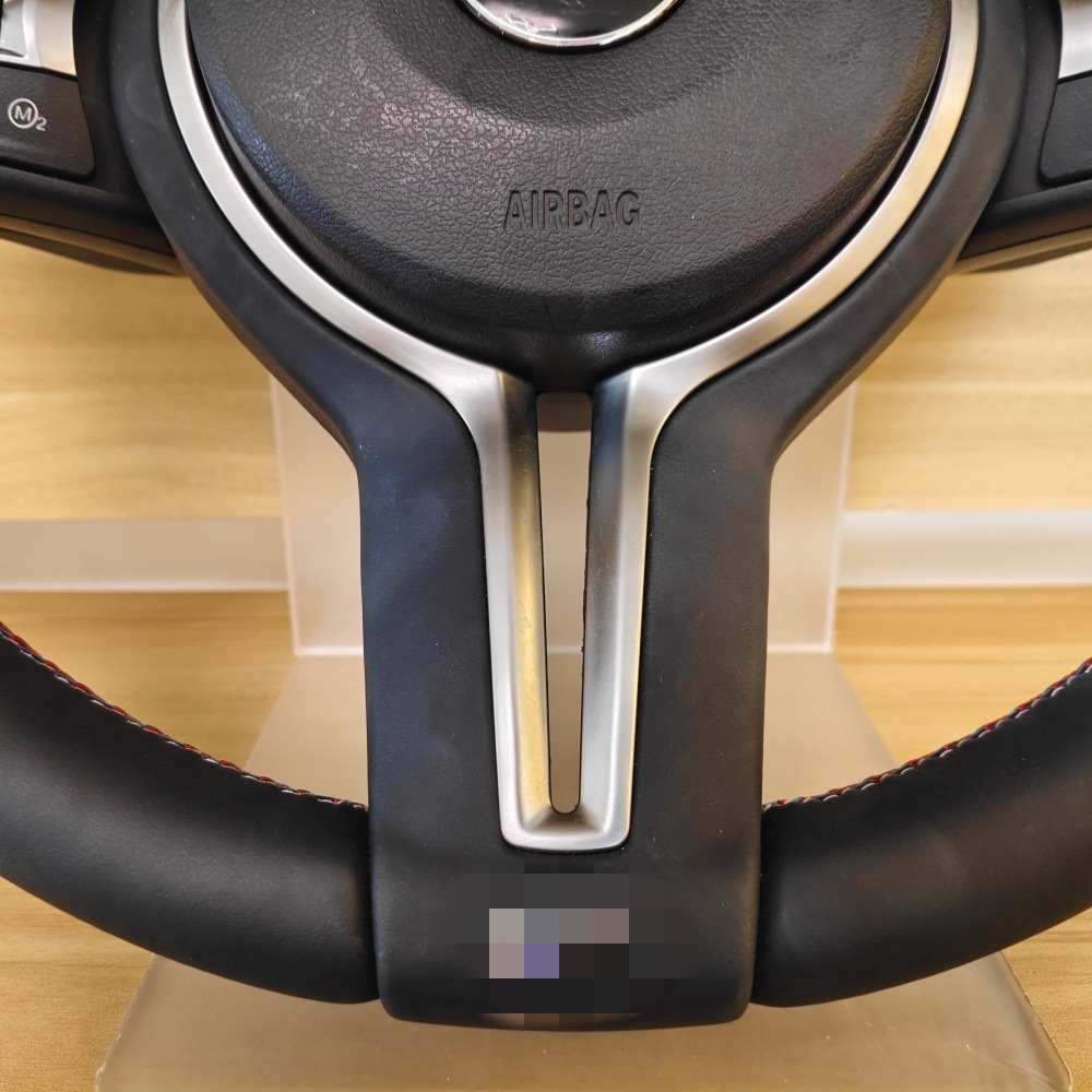 Suitable for BMW E chassis E60, specialized round silver frame T-shaped steering wheel assembly modification