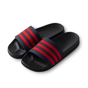 Cross-border Slippers Women's One-word Slippers Home Non-slip Couple Outgoing Indoor Bathroom Soft Bottom Bathing Slippers Men