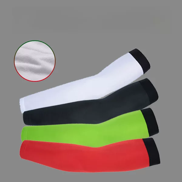 2018 autumn and winter bicycle cycling fleece oversleeve outdoor sports windproof warm arm sleeve cycling running