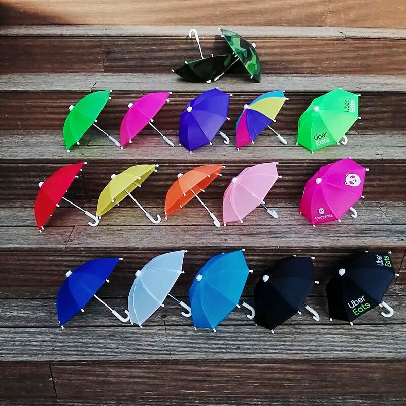 Children's Mini Small Umbrella Toy Umbrella Decorative Small Umbrella Dance Umbrella Decorative Umbrella Baby Cartoon Small Umbrella Solid Color Umbrella