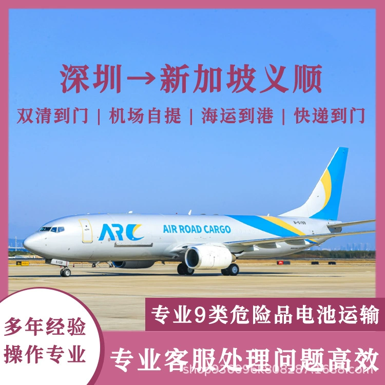 Литий-ионные аккумуляторы Шэньчжэнь в Сингапур Yishun Air Shipping, включая налог на двойную очистку до двери CIF/DDP