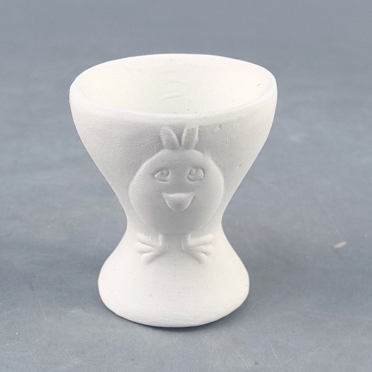 Conjunto de Pascua 4 taza de huevo de cerámica para colorear juguete blanco en blanco DIY rompecabezas de acrílico para colorear graffiti bandeja de huevo