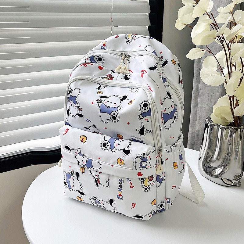 Nueva mochila casual japonesa Kuromi mochila de estudiantes de secundaria simple mochila de computadora de gran capacidad de mujer mochila impresa
