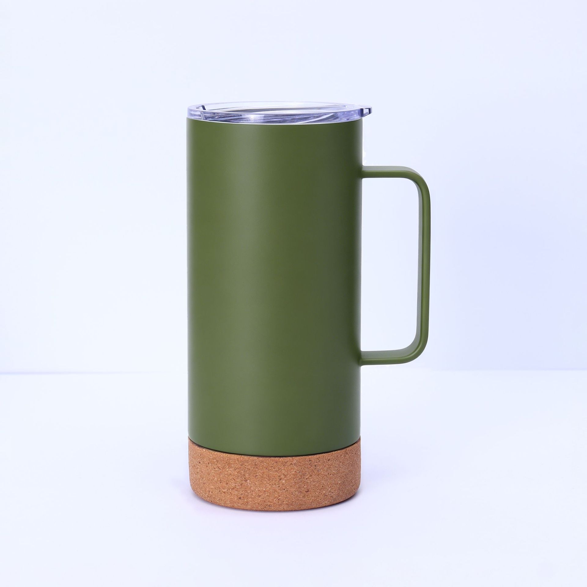 16oz con cinturón verde militar