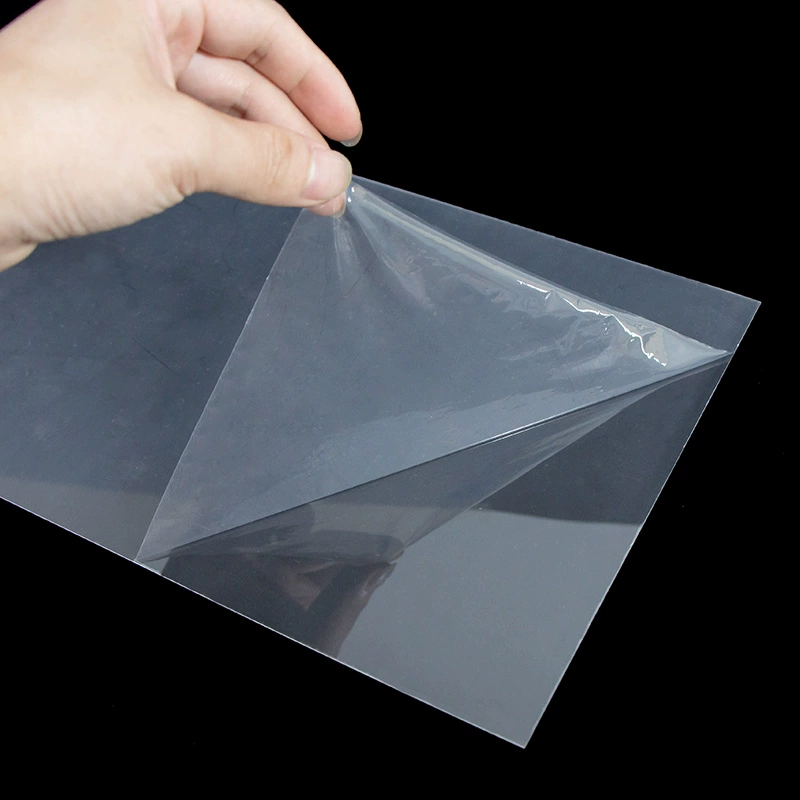 Transparent PET plastic sheet hard sheet window sheet PET roll double-sided coated PET board cutting and processing