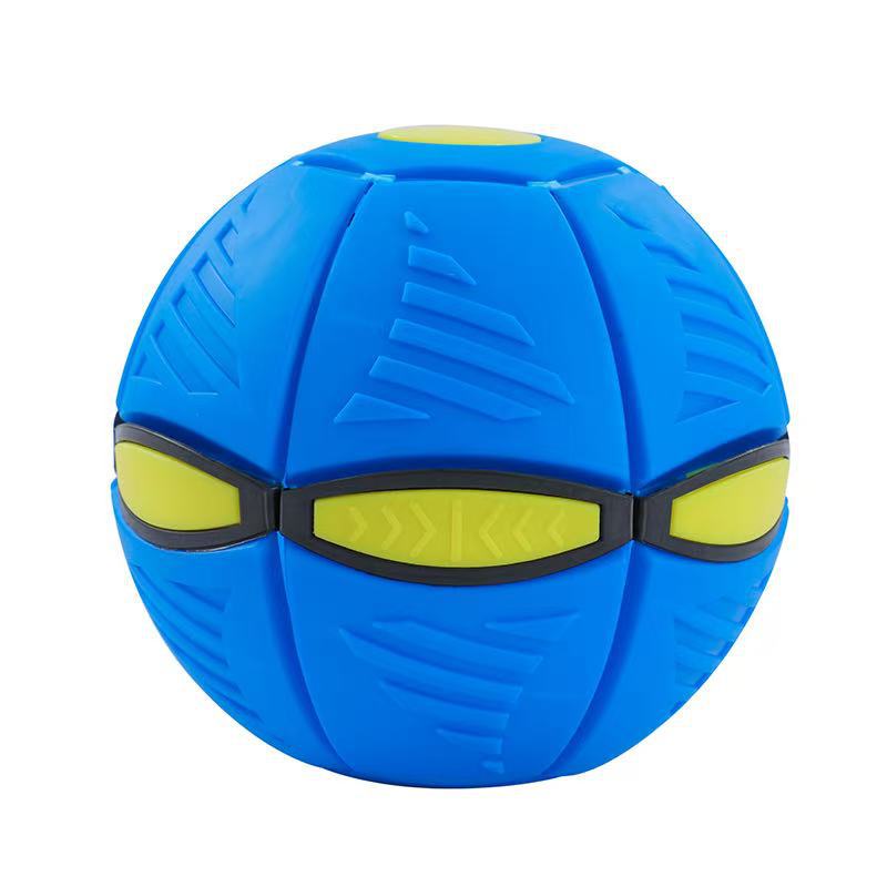Pelota de Disco Volador Elástica para Niños TPR Luminosa para Aire Libre