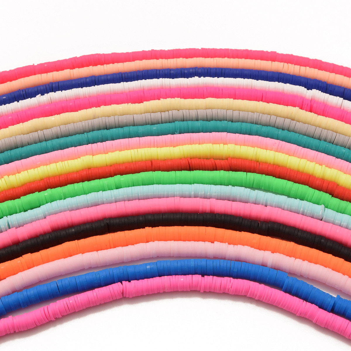 Bohemian Ethnic Style Soft  Jewelry Accessories 6mm Round Spacer Spacer Beads display picture 3