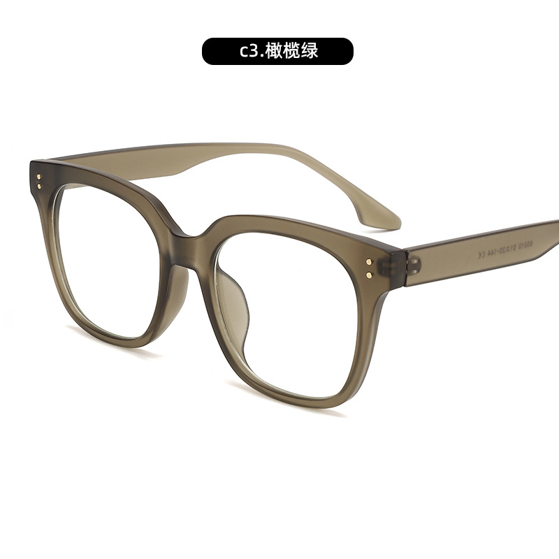 Gafas a prueba de luz azul de moda seleccionadas más vendidas, gafas simples de sentido avanzado, gafas planas, monturas de moda