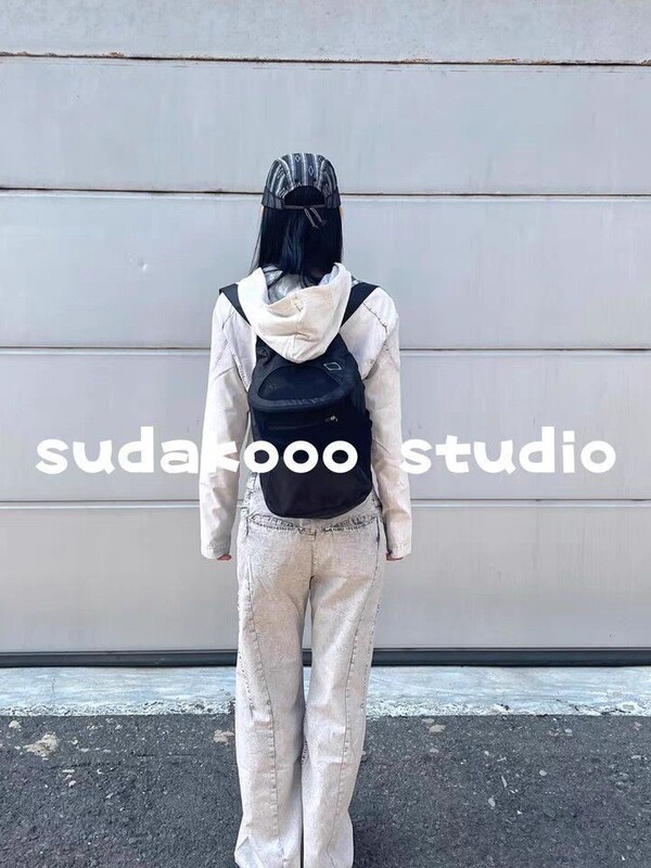 sudakooo韩国新款mschf春季新款时尚百搭双肩包背包登山包2色|undefined