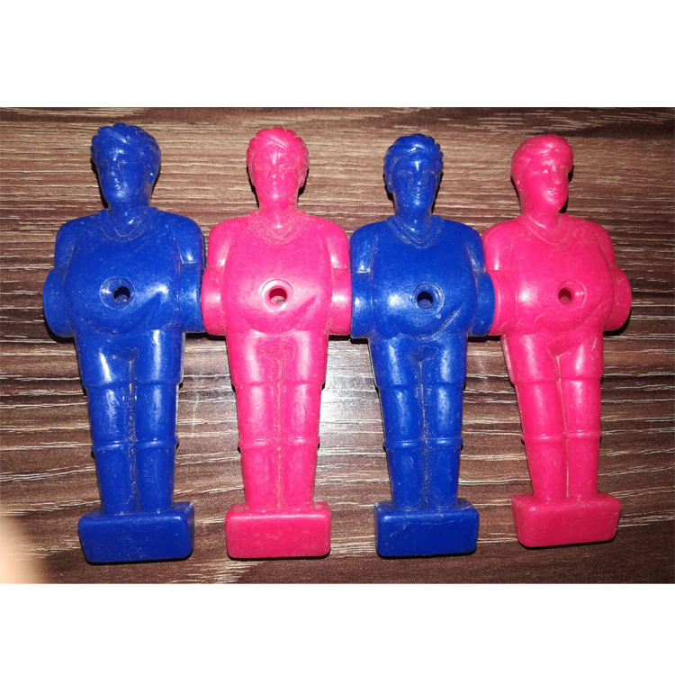 鼎力工厂足球桌上足球台面游戏桌注塑球员小人塑料配件4尺足球台