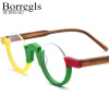 Multicoloured matte universal sophisticated glasses suitable for men and women