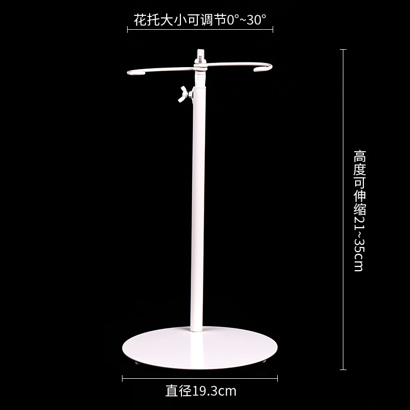 Estabilizador de flores de pie estable soporte de ramo estante de soporte de flores mesa de hierro estante de flores tienda de material