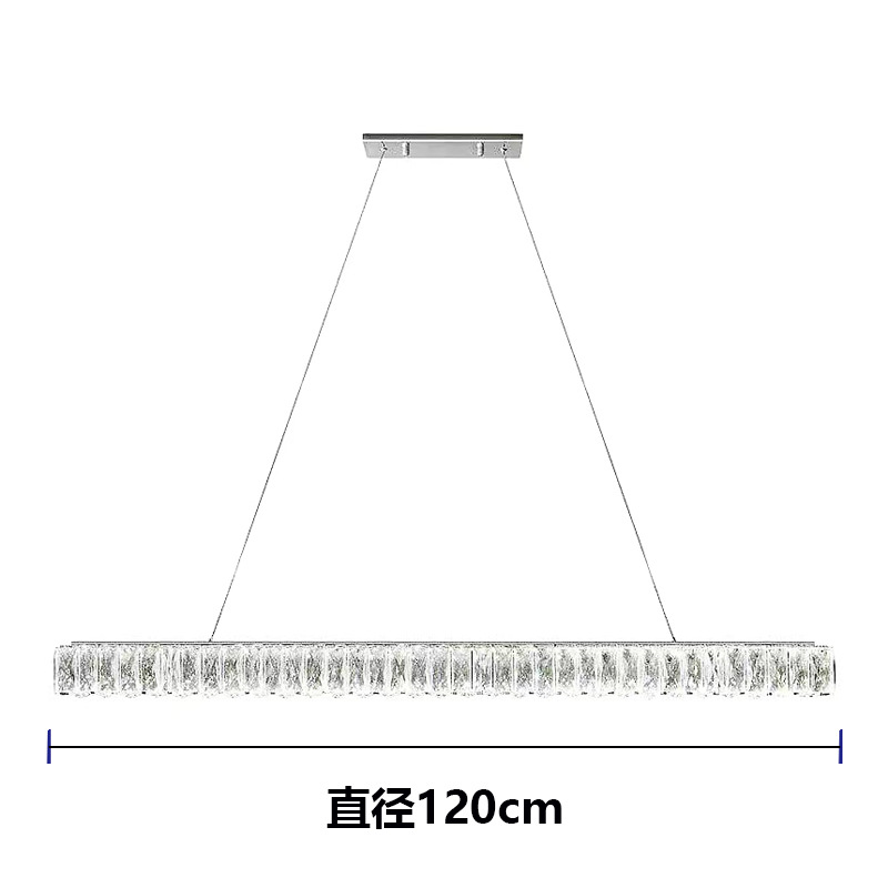 Postmoderno lámpara larga recepción moderna una luz Zhongshan barra de cristal diseño de lámparas de lámpara diseñador simple