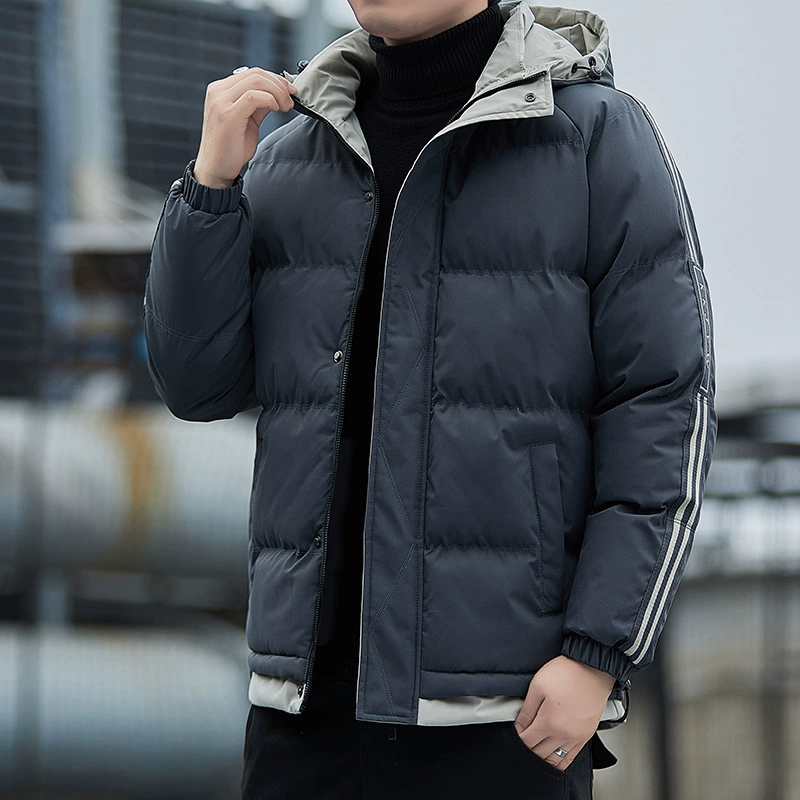 Молодежная повседневная хлопчатобумажная одежда для мужчин 2024 новая зимняя тенденция